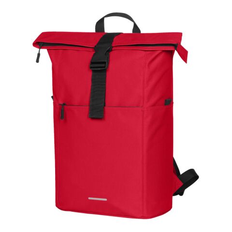 Werbeartikel Halfar Rucksack BASIC – rot – mit Logo bedruckt