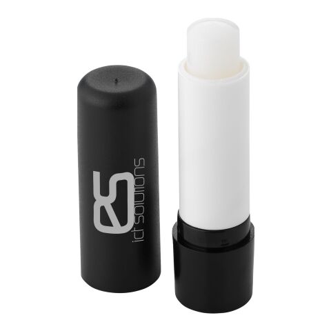 Werbeartikel Deale Lippenpflegestift – schwarz – mit Logo bedruckt