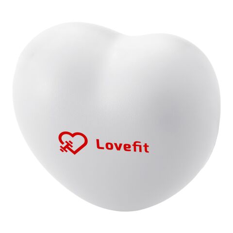 Herzförmiger Antistress Ball Standard | weiss | ohne Werbeanbringung | Nicht verfügbar | Nicht verfügbar