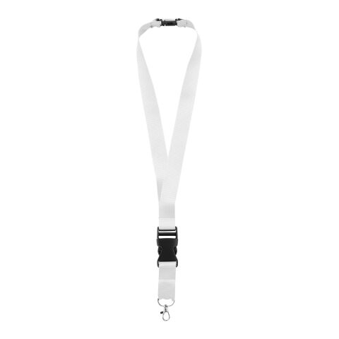 Yogi Lanyard mit abnehmbarer Schnalle Standard | weiß | ohne Werbeanbringung | Nicht verfügbar | Nicht verfügbar | Nicht verfügbar