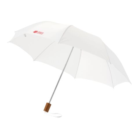 20&quot; Oho Schirm mit 2 Segmenten Standard | weiß | ohne Werbeanbringung | Nicht verfügbar | Nicht verfügbar | Nicht verfügbar