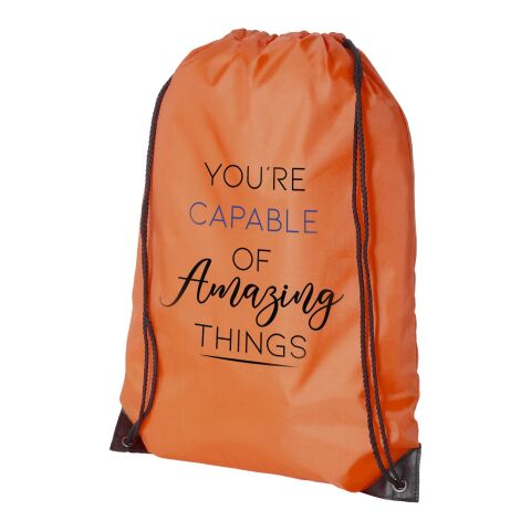 Werbeartikel Oriole Premium Sportbeutel | orange | mit Logo bedrucken