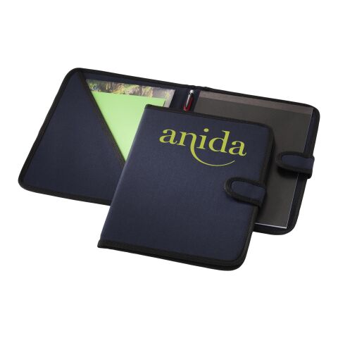 Werbeartikel University A4 Schreibmappe – navy – mit Logo bedruckt