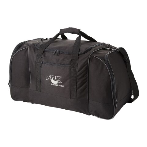 48h Express-Druck Werbeartikel Nevada Reisetasche 30L – schwarz – mit Logo bedruckt