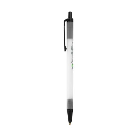 BIC® Ecolutions® Clic Stic Kugelschreiber weiß | 1-farbiger Siebdruck | ohne Werbeanbringung