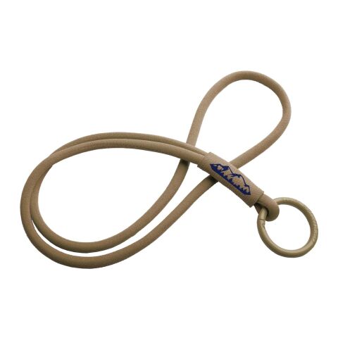 Werbeartikel Tubyard Lanyard mit elastischem Band – bronze – mit Logo bedruckt