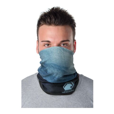 Lara Sublimation-Multi-Schal mit Fleece-Schicht und Säumen graphitfarben | Nicht verfügbar | Sublimation | Vorderseite | 250 mm x 500 mm