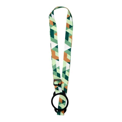Lior Sublimation Lanyard mit Silikonband weiss