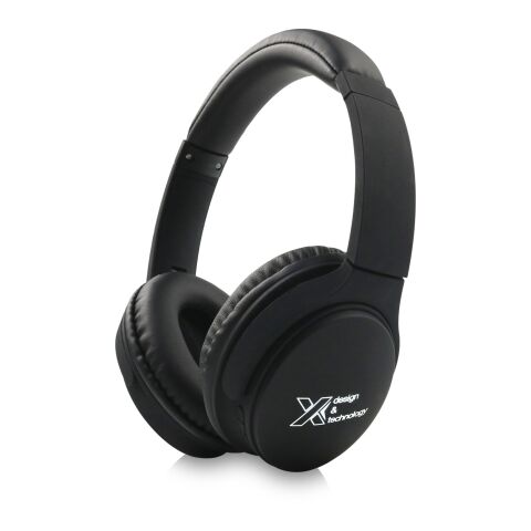 SCX.design E20 Bluetooth 5.0 Kopfhörer mit Leuchtlogo schwarz-weiß | ohne Werbeanbringung