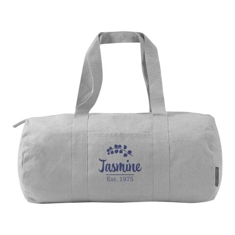 Werbeartikel Citizen Green Higgins Duffle Reisetasche – grau – mit Logo bedruckt