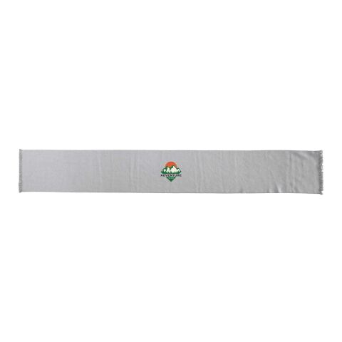 48h Express-Druck Werbeartikel Citizen Green Hibernal 27 x 200 cm Schal – hellgrau – mit Logo bedruckt