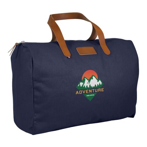 Mitarbeitergeschenk Reisetasche Citizen Green Rondeau – navy – mit 48h Express-Druck 49x50x21 cm 360 g/m² nachhaltiger Jutebeutel für Events