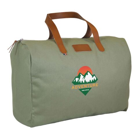 Kundengeschenk Reisetasche Citizen Green Rondeau – grün – mit 48h Express-Druck 49x50x21cm 360g/m² Bio Baumwolle, klassischer Jutebeutel