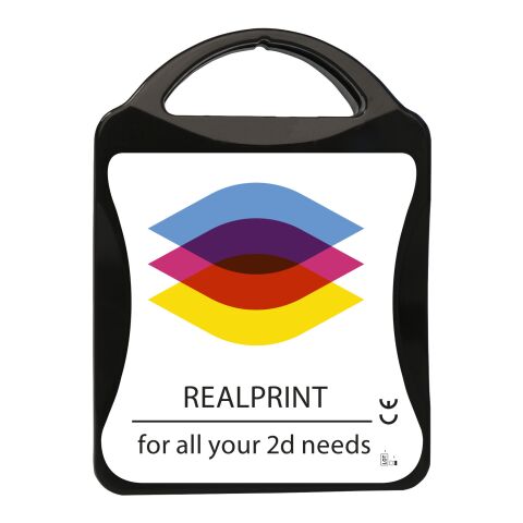Werbeartikel MyKit Zecken Set – transparent schwarz – mit Logo bedruckt