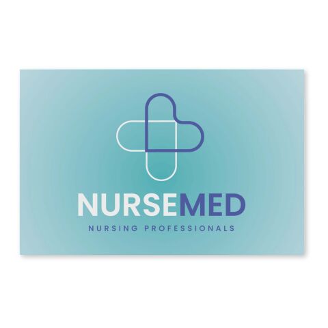 Werbeartikel Pflaster 5er-Set – weiss – mit 48h Express-Druck 100x65mm Umschlag für Messen, Events & Kongresse als nützlicher Alltagshelfer