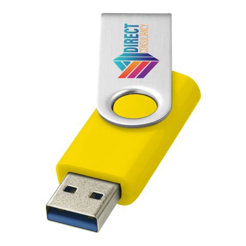 Werbeartikel Rotate-basic USB-Stick 3.0 – gelb