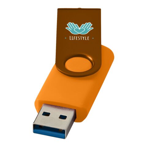Rotate USB-Stick 3.0 aus Metall orange | 16 GB | ohne Werbeanbringung | Nicht verfügbar | Nicht verfügbar