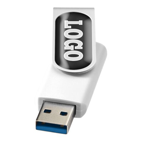 Rotate USB-Stick 3.0 mit Doming Standard | weiß | 16 GB | ohne Werbeanbringung | Nicht verfügbar | Nicht verfügbar