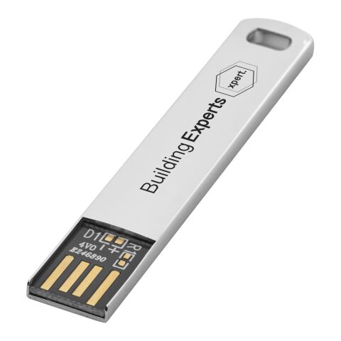 Werbeartikel Metall flach USB 2.0 – metal