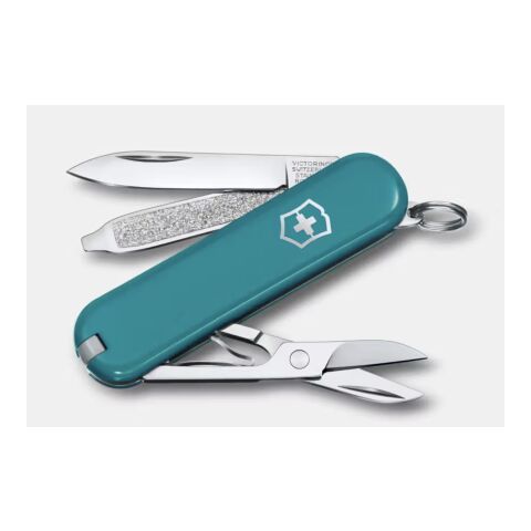 Victorinox Classic SD Taschenmesser türkis | Tampondruck