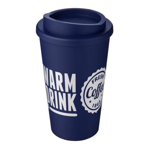 Werbeartikel Americano 350 ml Isolierbecher – blau – mit Logo bedruckt
