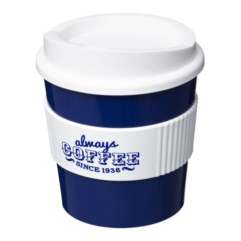 Americano® Primo 250 ml Becher mit Schutzring mittelblau-weiß | ohne Werbeanbringung | Nicht verfügbar | Nicht verfügbar