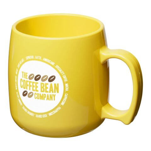 Werbeartikel Classic 300 ml Kunststoffbecher | gelb | mit Logo bedrucken