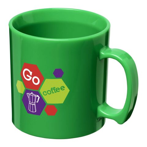 Werbeartikel Standard 300 ml Kunststoffbecher | grün | mit Logo bedrucken