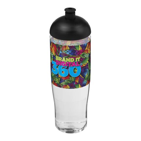 H2O Tempo® 700 ml Sportflasche mit Stülpdeckel weiß-schwarz | ohne Werbeanbringung | Nicht verfügbar | Nicht verfügbar