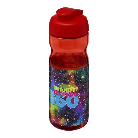 H2O Base® 650 ml Sportflasche mit Klappdeckel rot | ohne Werbeanbringung | Nicht verfügbar | Nicht verfügbar