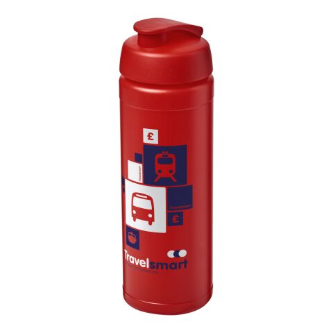 Werbeartikel Baseline Plus 750 ml Flasche mit Klappdeckel – rot