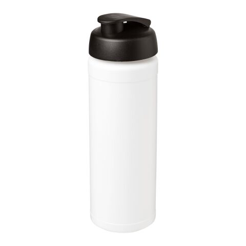 Baseline® Plus grip 750 ml Sportflasche mit Klappdeckel weiß-schwarz | ohne Werbeanbringung | Nicht verfügbar | Nicht verfügbar