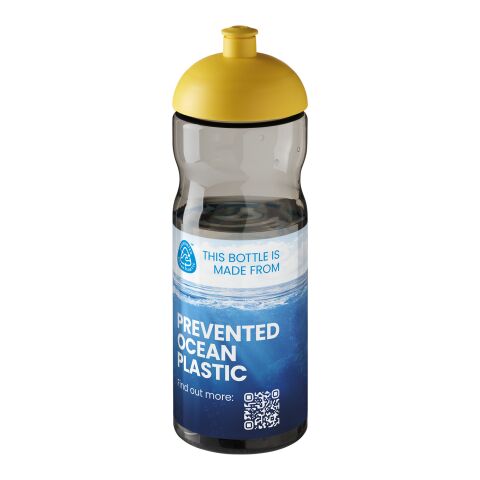 H2O Eco 650 ml Sportflasche mit Stülpdeckel anthrazit-gelb | ohne Werbeanbringung | Nicht verfügbar | Nicht verfügbar