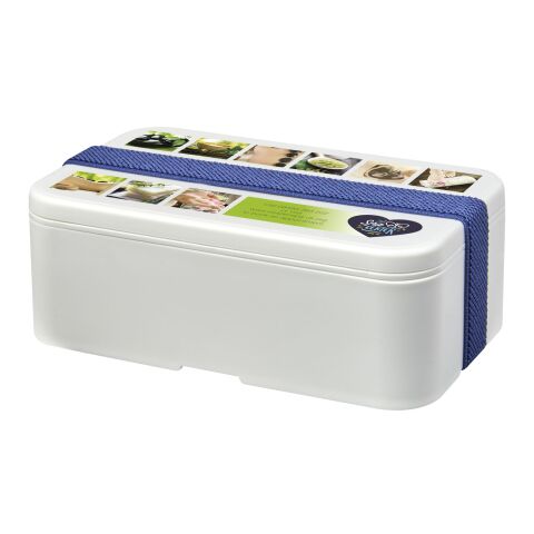 Nachhaltiger Werbeartikel MIYO Renew Lunchbox – elfenbeinweiß – mit Logo bedruckt