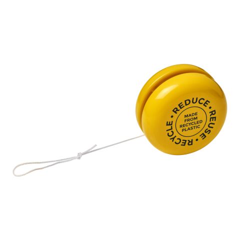 Werbeartikel Garo Jojo aus recyceltem Material | gelb | mit Logo bedrucken