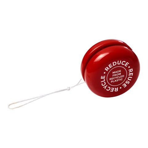 Werbeartikel Garo Jojo aus recyceltem Material | rot | mit Logo bedrucken