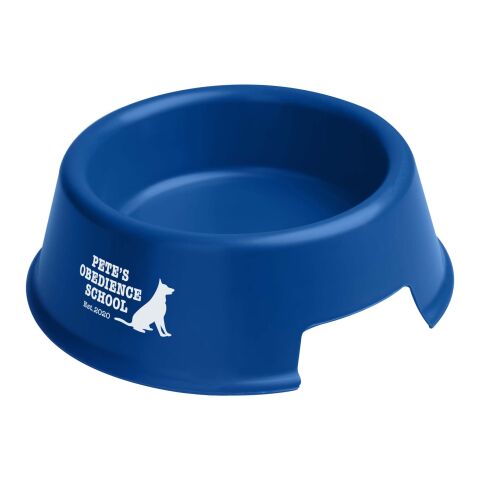 Nachhaltiger Werbeartikel Koda Hundenapf – blau – mit Logo bedruckt