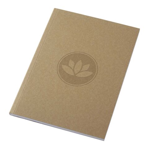 Novella Austen A5 Softcover Notizbuch aus recyceltem Kraftpapier – 50 Blatt natur | ohne Werbeanbringung | Nicht verfügbar | Nicht verfügbar
