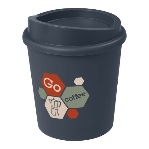 Werbeartikel 200 ml Americano Switch Coffee-to-go-Becher, spülmaschinenfester Mehrwegbecher mit Stülpdeckel – eisblau – mit Logo bedruckt