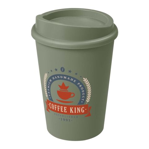 Werbeartikel Americano® Switch 300 ml Becher mit Deckel – heather grün – mit Logo bedruckt