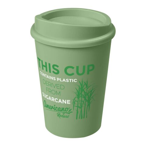 Nachhaltiger Werbeartikel Americano® Switch Renew Becher mit Deckel 300 ml – seaglass green – mit Logo bedruckt