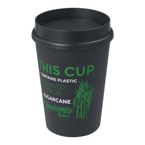 Werbeartikel Americano Switch Renew Becher mit 360°-Deckel 300 ml – granitfarben – mit Logo bedruckt