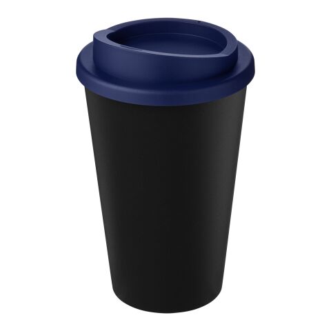 Americano Eco 350 ml recycelter Becher Standard | schwarz-blau | ohne Werbeanbringung | Nicht verfügbar | Nicht verfügbar