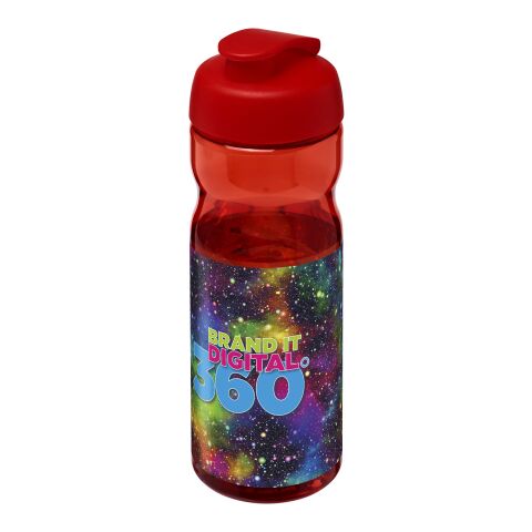 Sport-Werbemittel Sportflasche H2O Active Base Tritan – rot – mit Logo bedruckt 650 ml BPA-frei auslaufsicher für Sportevents & Turniere