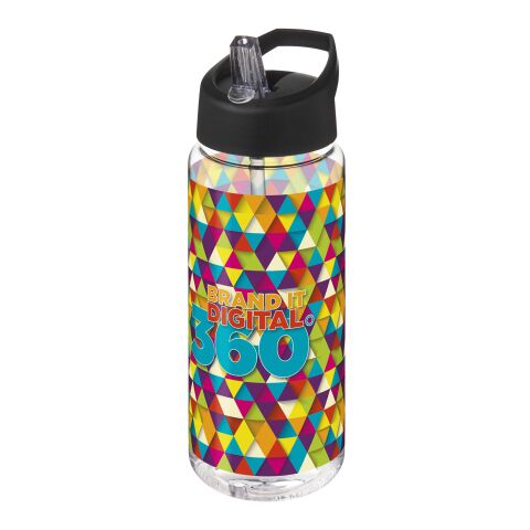 H2O Active® Octave Tritan™ 600 ml Sportflasche mit Ausgussdeckel weiss-schwarz | ohne Werbeanbringung | Nicht verfügbar | Nicht verfügbar