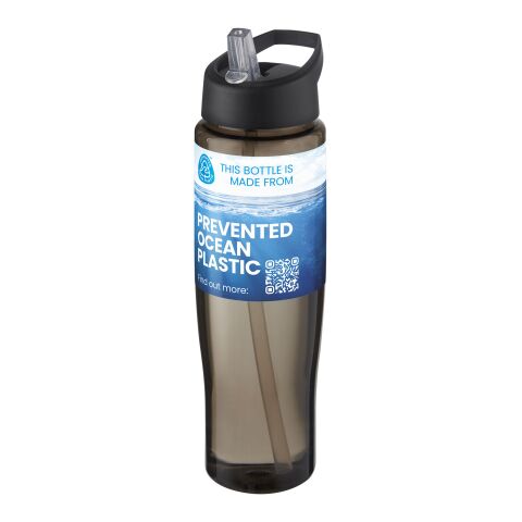 H2O Active® Eco Tempo 700 ml Sportflasche mit Ausgussdeckel schwarz-anthrazit | ohne Werbeanbringung | Nicht verfügbar | Nicht verfügbar