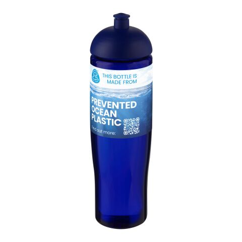 Nachhaltiger Werbeartikel H2O Active Eco Tempo 700 ml Sportflasche mit Stülpdeckel – blau – mit Logo bedruckt