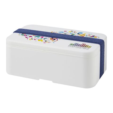 MIYO Lunchbox weiß-mittelblau | ohne Werbeanbringung | Nicht verfügbar | Nicht verfügbar