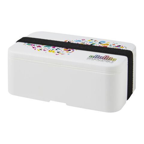 Nachhaltiger Werbeartikel MIYO Lunchbox – weiss-schwarz