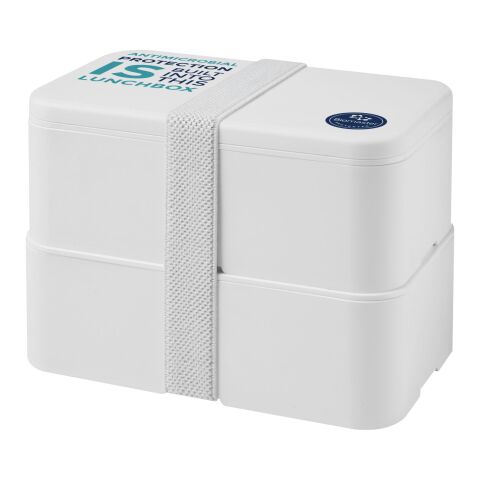 MIYO Pure Doppel-Lunchbox weiss-weiss-weiss | ohne Werbeanbringung | Nicht verfügbar | Nicht verfügbar